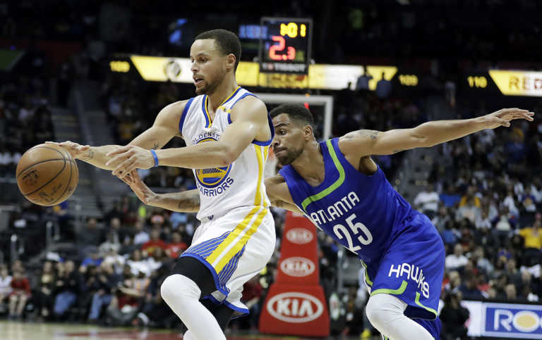 Warriors beat feuding Hawks, 119-111