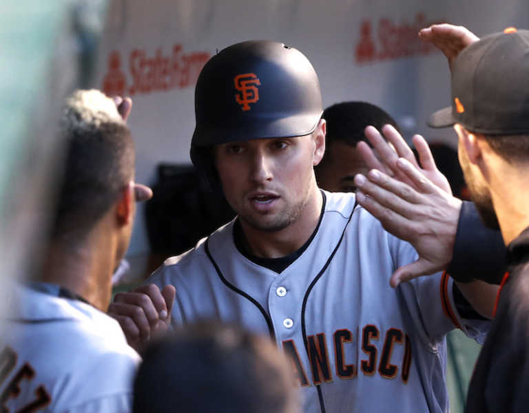 Panik homers as Giants beat Lackey, Cubs 6-4