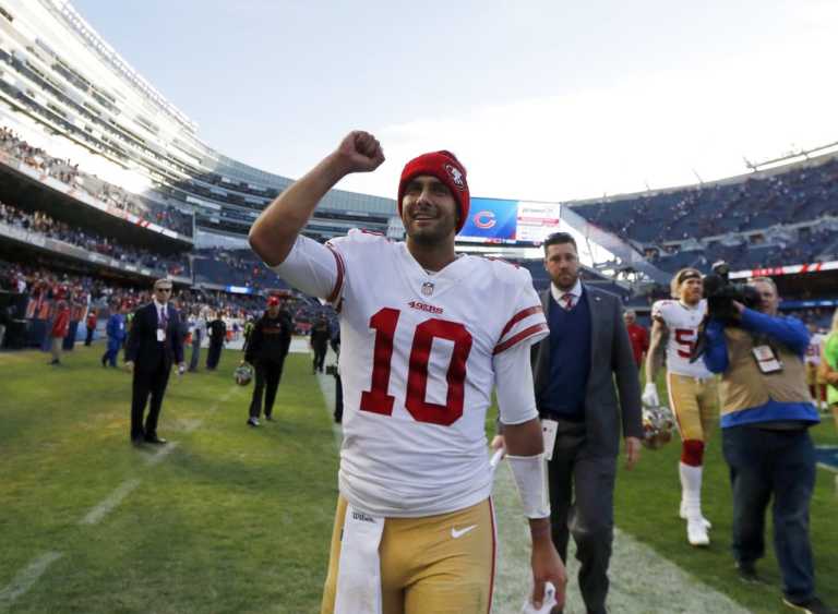 49ers look to build momentum after Garoppolo's solid start