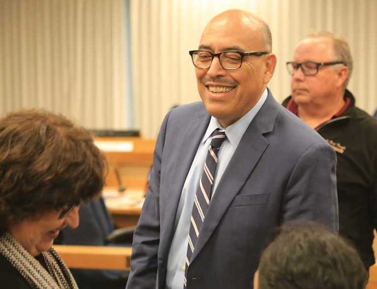 Palacios sworn in as County Administrative Officer