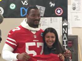 P.V. student-athlete earns scholarship, surprise from 49ers
