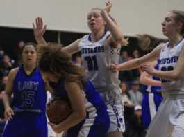 Girls' MBL-G Basketball: Youthful Mustangs hang on for 'big' win