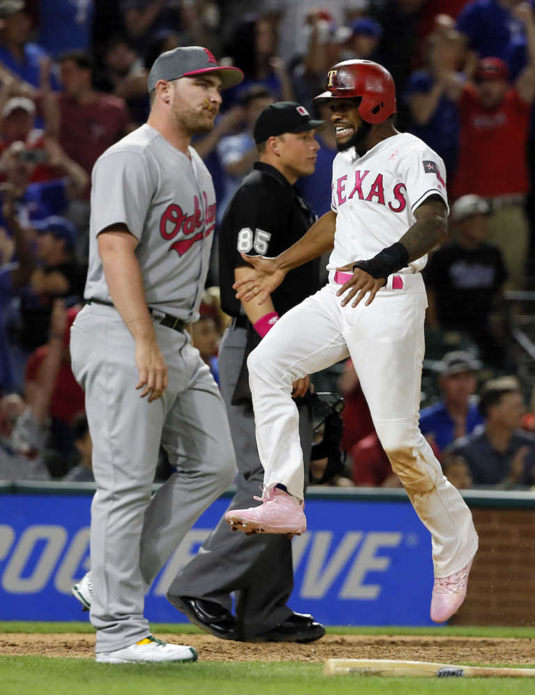 Rangers rally earlier for 5th straight win, 6-5 over A's