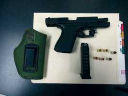 Man arrested with firearm from gun shop burglary