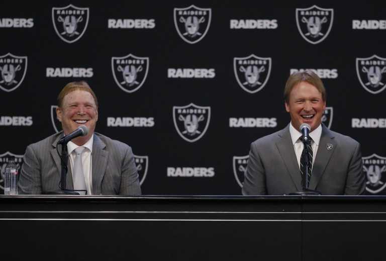 Gruden welcomed back to Raiders 16 years after departure