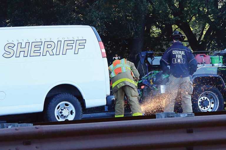 Man dies in fiery Hwy 1 crash