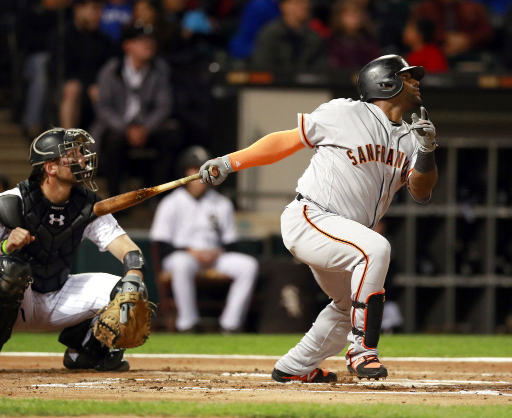 Pablo Sandoval pitched, homered, stole a base and made baseball