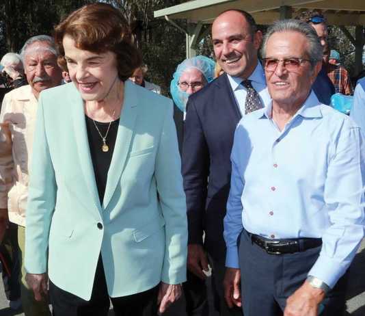 Sen. Feinstein visits Monterey Mushrooms