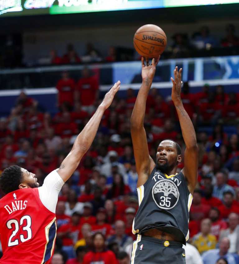 Durant's scores 38, Warriors down Pelicans for 3-1 lead