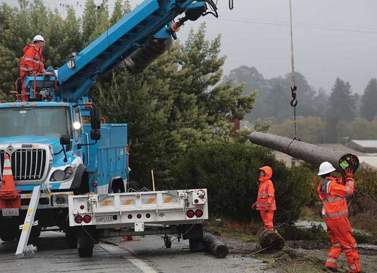 Corralitos Road closed after man drives into power pole