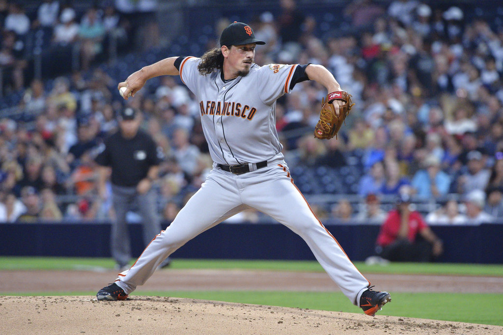 Giants' Jeff Samardzija to miss 3 to 4 weeks