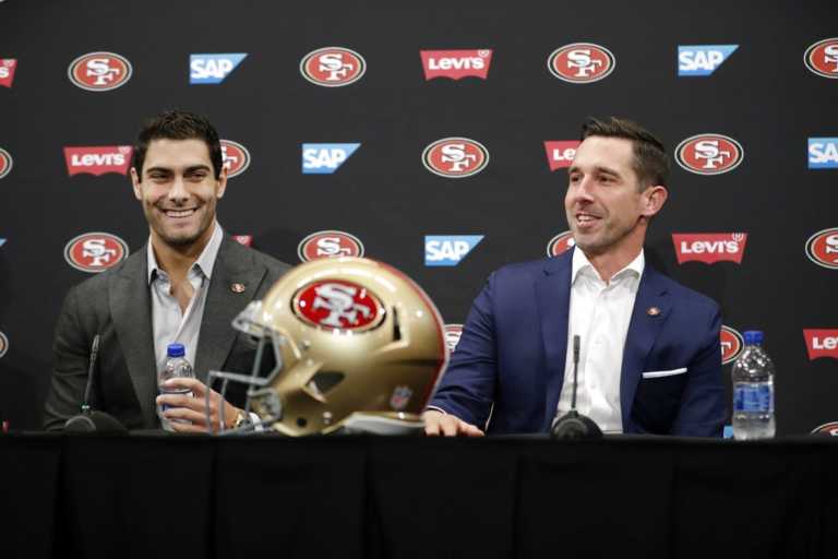 Garoppolo, 49ers connect, completing long-term record deal