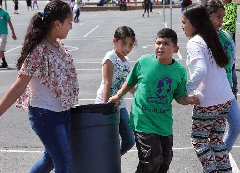 After-school team changing school’s environmental culture