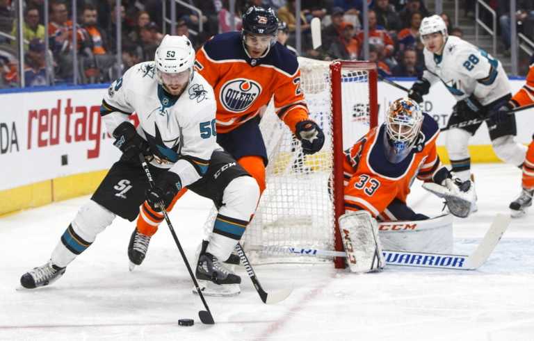 Strome scores 2 to lead Oilers to 5-3 win over Sharks