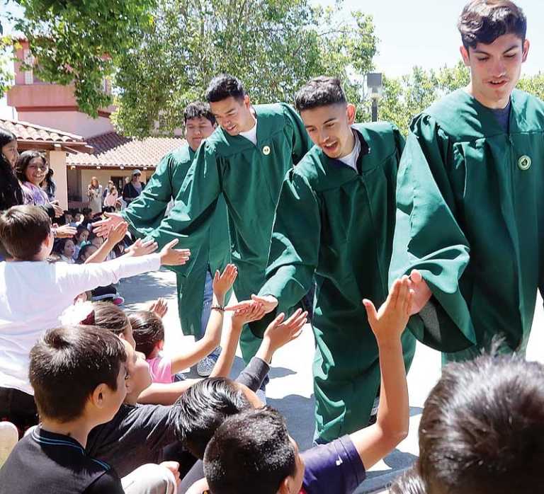 PV High grads hold parade at Starlight Elementary