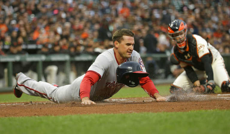 Gonzalez gets 1st win since April as Nats beat Giants 6-3