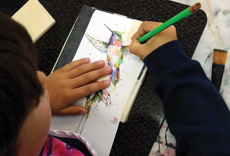 Camp immerses kids in art