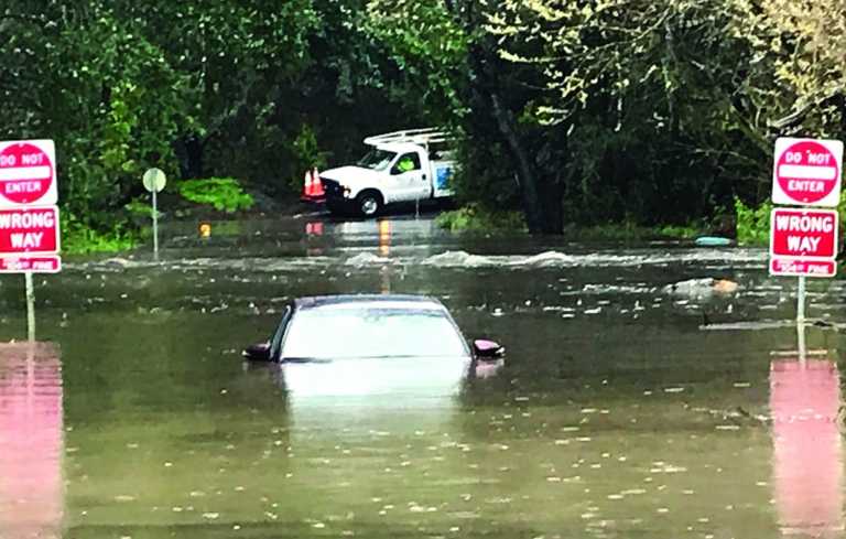 PHOTO: Flooding occurs across Santa Cruz County