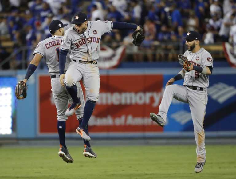 Springer's HR in 11th gives Astros 7-6 win, ties Series 1-1