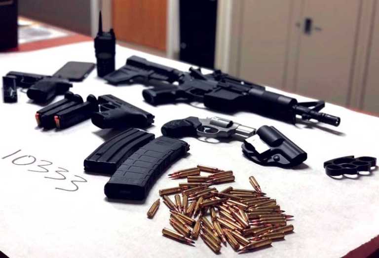 Man caught with illegal weapons, ammunition