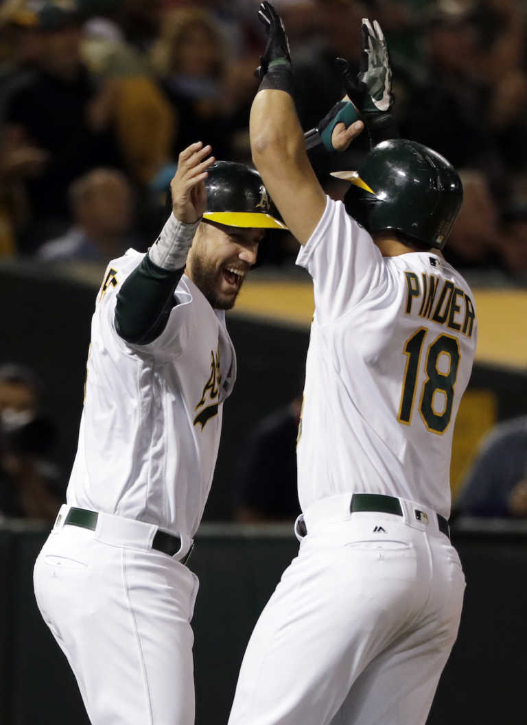 A's spoil Velazquez's debut with 3 HRs in 8-3 win vs Red Sox