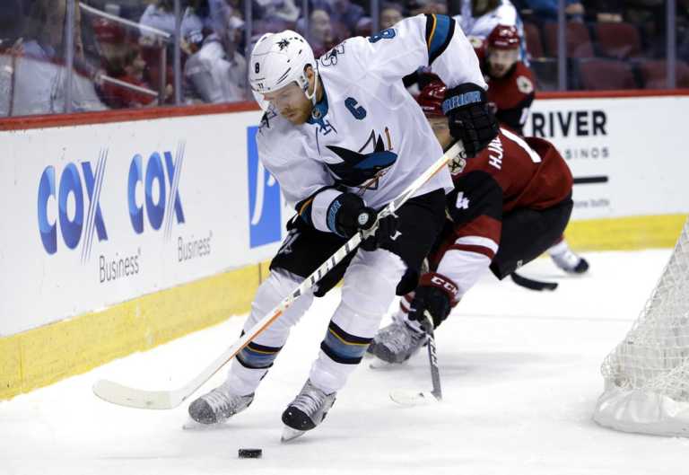 Pavelski scores in shootout to lift Sharks over Coyotes