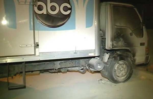 KSBW news vehicle damaged by arson