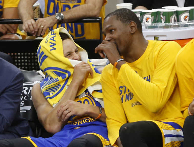 Kevin Durant, Warriors beat Spurs 120-108, take 3-0 lead