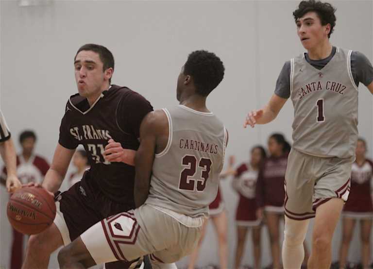 Boys' SCCAL Basketball Tournament: St. Francis falls to 'buzzsaw' Santa Cruz in final