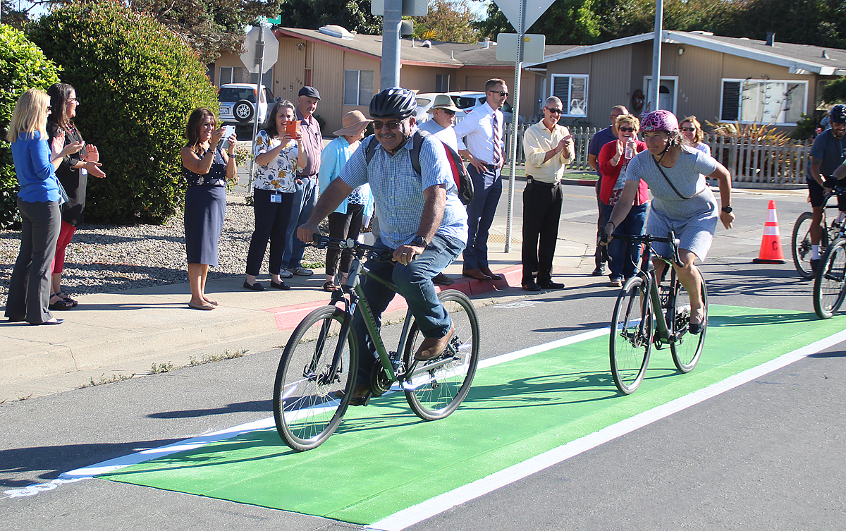 Going green City buffing multiple bike lanes The Pajaronian