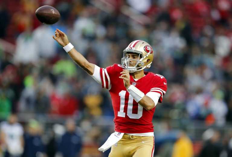 49ers turn to Jimmy Garoppolo as starting quarterback