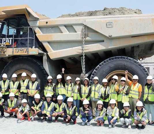 Japanese exchange students visit Graniterock quarry