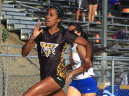 Girl's MBL Track & Field: Salazar puts on show for Watsonville