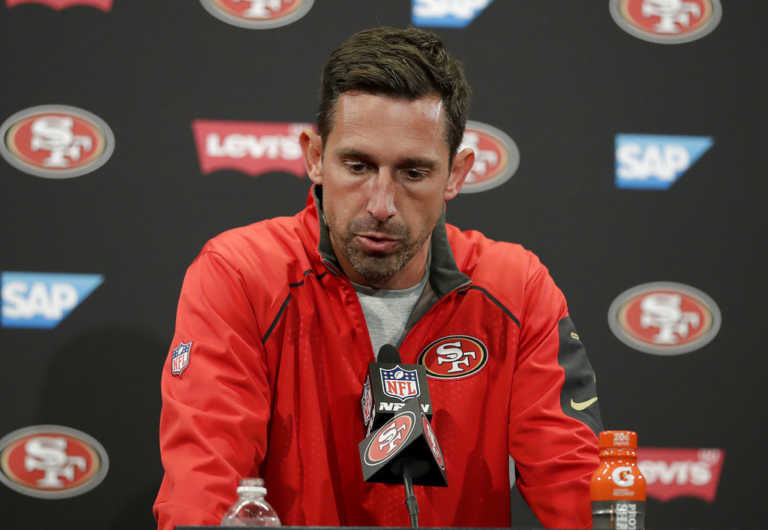 Kyle Shanahan points to 49ers' history to motivate club