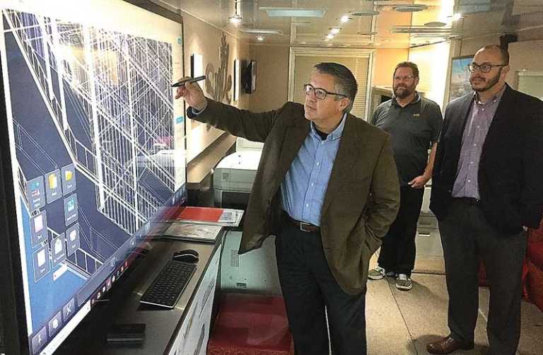 Mobile technology showroom visits Watsonville