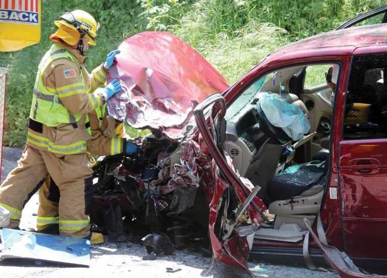 Six injured in head-on collision