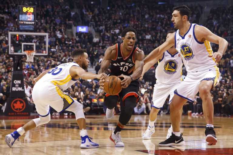 Curry returns with 24 points, Warriors beat Raptors 127-125