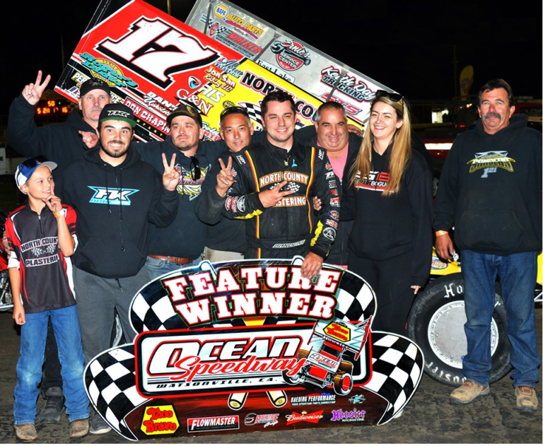 Ocean Speedway: Justin Sanders wins Johnny Key Classic, big payday