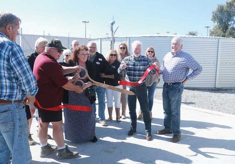 Fairgrounds unveils new water tanks