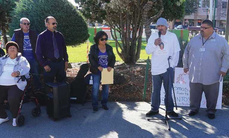 Marching against violence