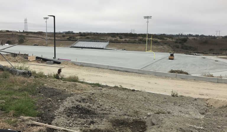 HS Football: Condors’ new all-weather football field, track coming