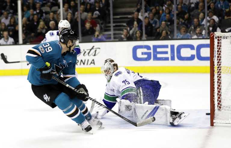 Couture, Tierney score 2 each, Sharks beat Canucks 5-0