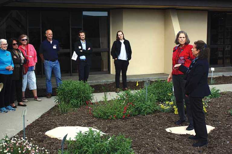 Garden opening marks 'rebirth' of Aptos Library