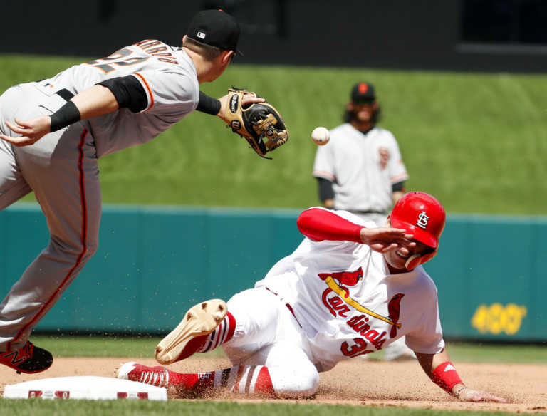 Carpenter, Wainwright lead Cards past Giants 8-3 to end skid