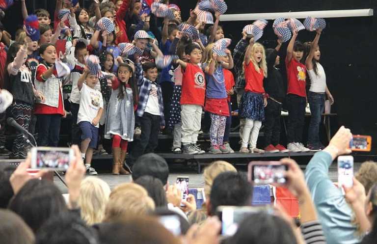 Aromas School honors veterans at annual assembly