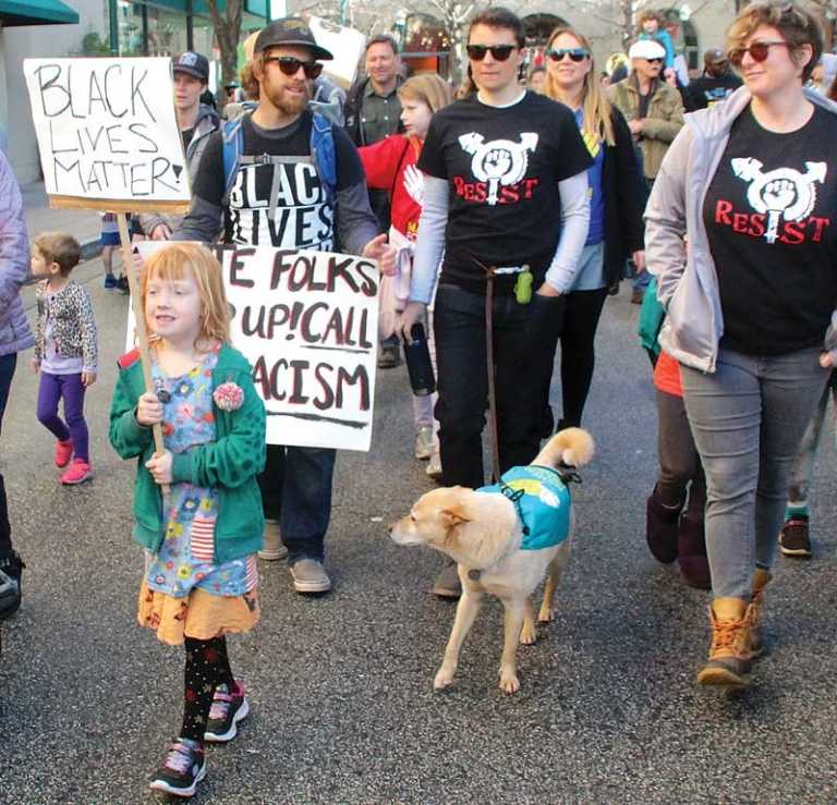 Marching for peace: Hundreds take part in second annual Martin Luther King Jr. march