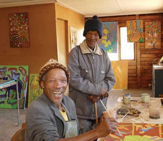 Folk art exhibit to benefit Botswana’s San Bushman