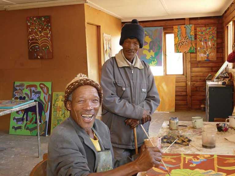 Folk art exhibit to benefit Botswana’s San Bushman