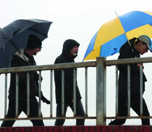 Rains begin to dampen region