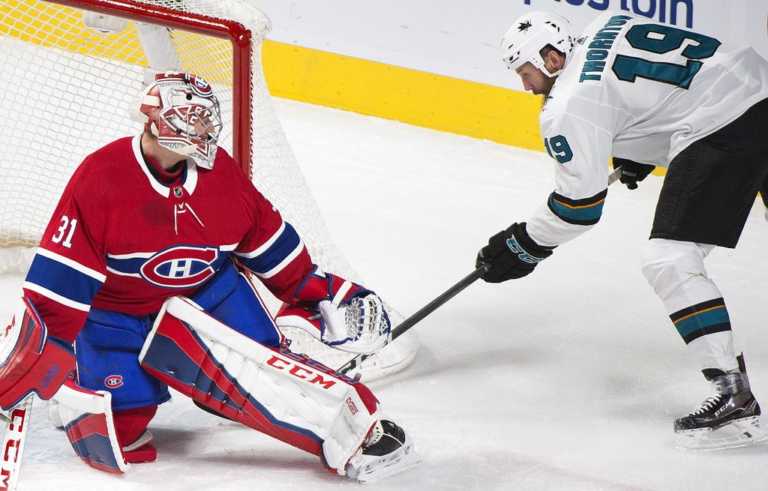 Meier scores twice, Sharks win 4-1 to extend Canadiens' skid